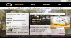 Desktop Screenshot of century21-adm-immobilier-montrouge.com